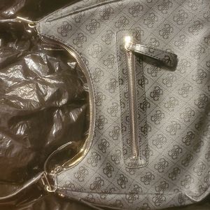 GUESS Gray Shoulder Bag